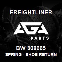 BW 308665 Freightliner SPRING - SHOE RETURN | AGA Parts