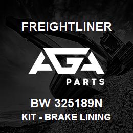 BW 325189N Freightliner KIT - BRAKE LINING | AGA Parts