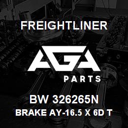 BW 326265N Freightliner BRAKE AY-16.5 X 6D THOMAS | AGA Parts