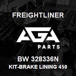 BW 328336N Freightliner KIT-BRAKE LINING 450S | AGA Parts