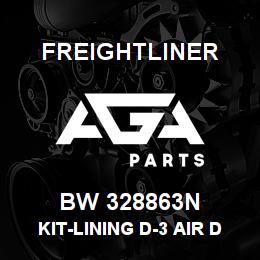 BW 328863N Freightliner KIT-LINING D-3 AIR DISC BRAKE | AGA Parts