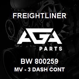 BW 800259 Freightliner MV - 3 DASH CONT | AGA Parts