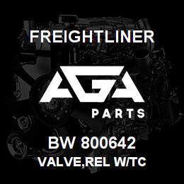 BW 800642 Freightliner VALVE,REL W/TC | AGA Parts