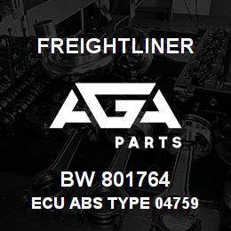 BW 801764 Freightliner ECU ABS TYPE 04759 | AGA Parts