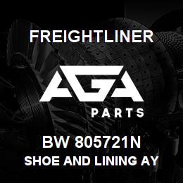 BW 805721N Freightliner SHOE AND LINING AY | AGA Parts