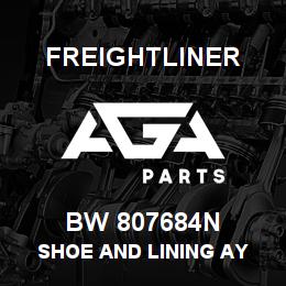 BW 807684N Freightliner SHOE AND LINING AY | AGA Parts