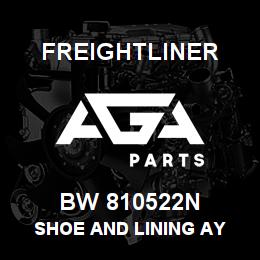 BW 810522N Freightliner SHOE AND LINING AY | AGA Parts