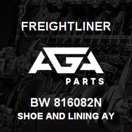 BW 816082N Freightliner SHOE AND LINING AY | AGA Parts