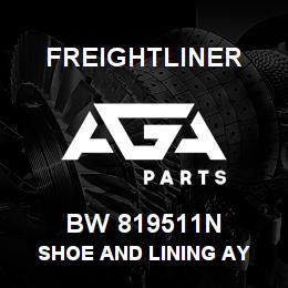 BW 819511N Freightliner SHOE AND LINING AY | AGA Parts