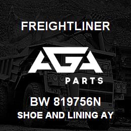 BW 819756N Freightliner SHOE AND LINING AY | AGA Parts