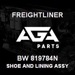 BW 819784N Freightliner SHOE AND LINING ASSY | AGA Parts