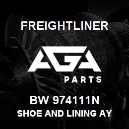 BW 974111N Freightliner SHOE AND LINING AY | AGA Parts
