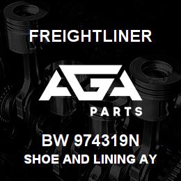 BW 974319N Freightliner SHOE AND LINING AY | AGA Parts