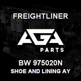 BW 975020N Freightliner SHOE AND LINING AY | AGA Parts