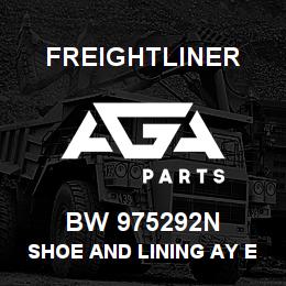 BW 975292N Freightliner SHOE AND LINING AY EES-450 | AGA Parts