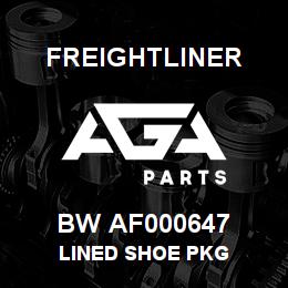 BW AF000647 Freightliner LINED SHOE PKG | AGA Parts