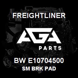BW E10704500 Freightliner SM BRK PAD | AGA Parts