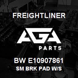 BW E10907861 Freightliner SM BRK PAD W/S | AGA Parts