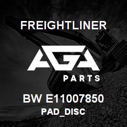 BW E11007850 Freightliner PAD_DISC | AGA Parts