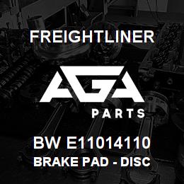 BW E11014110 Freightliner BRAKE PAD - DISC | AGA Parts
