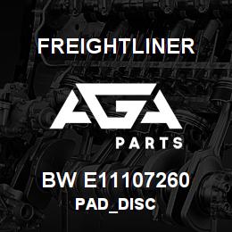 BW E11107260 Freightliner PAD_DISC | AGA Parts