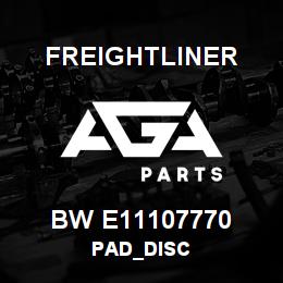 BW E11107770 Freightliner PAD_DISC | AGA Parts