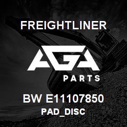 BW E11107850 Freightliner PAD_DISC | AGA Parts