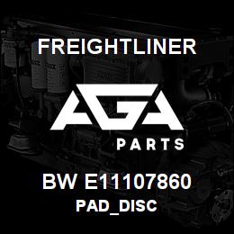 BW E11107860 Freightliner PAD_DISC | AGA Parts