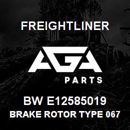 BW E12585019 Freightliner BRAKE ROTOR TYPE 06711 | AGA Parts