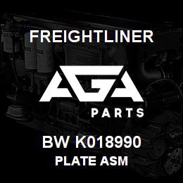 BW K018990 Freightliner PLATE ASM | AGA Parts
