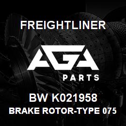 BW K021958 Freightliner BRAKE ROTOR-TYPE 07583 | AGA Parts