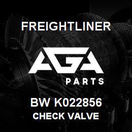 BW K022856 Freightliner CHECK VALVE | AGA Parts