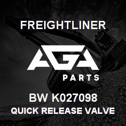 BW K027098 Freightliner QUICK RELEASE VALVE | AGA Parts