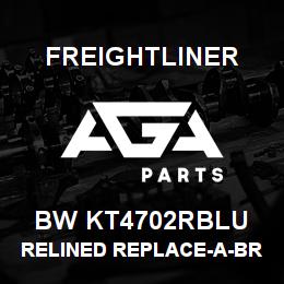 BW KT4702RBLU Freightliner RELINED REPLACE-A-BRAKE KIT | AGA Parts