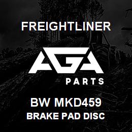 BW MKD459 Freightliner BRAKE PAD DISC | AGA Parts