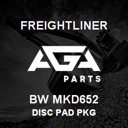 BW MKD652 Freightliner DISC PAD PKG | AGA Parts