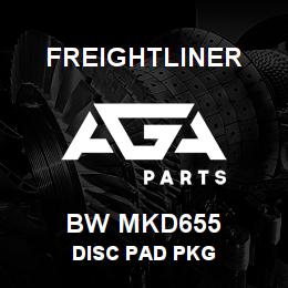 BW MKD655 Freightliner DISC PAD PKG | AGA Parts