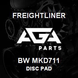 BW MKD711 Freightliner DISC PAD | AGA Parts
