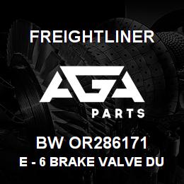 BW OR286171 Freightliner E - 6 BRAKE VALVE DUAL | AGA Parts