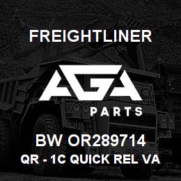 BW OR289714 Freightliner QR - 1C QUICK REL VALVE | AGA Parts