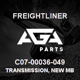 C07-00036-049 Freightliner TRANSMISSION, NEW MBT660 MECH 1710 | AGA Parts