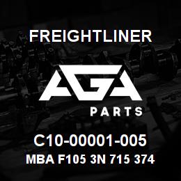 C10-00001-005 Freightliner MBA F105 3N 715 374 36SC NWY X | AGA Parts