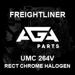 UMC 264V Freightliner RECT CHROME HALOGEN SPOTLIGHT | AGA Parts