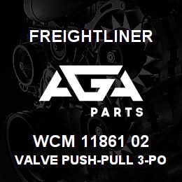 WCM 11861 02 Freightliner VALVE PUSH-PULL 3-PORT | AGA Parts
