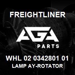WHL 02 0342801 01 Freightliner LAMP AY-ROTATOR | AGA Parts