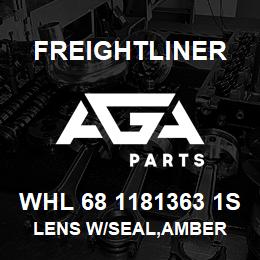 WHL 68 1181363 1S Freightliner LENS W/SEAL,AMBER | AGA Parts