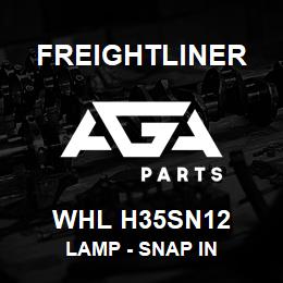 WHL H35SN12 Freightliner LAMP - SNAP IN | AGA Parts