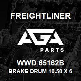WWD 65162B Freightliner BRAKE DRUM 16.50 X 6.0 BAL. | AGA Parts