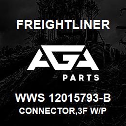 WWS 12015793-B Freightliner CONNECTOR,3F W/P | AGA Parts