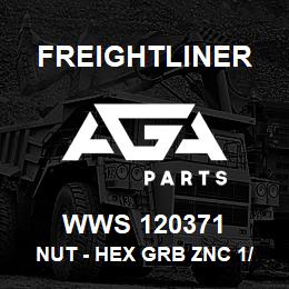 WWS 120371 Freightliner NUT - HEX GRB ZNC 1/2 | AGA Parts